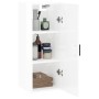 Armario de pared blanco brillante 34,5x34x90 cm de , Aparadores - Ref: Foro24-828854, Precio: 52,09 €, Descuento: %