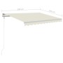 Toldo retráctil automático crema 300x250 cm de vidaXL, Toldos - Ref: Foro24-3068867, Precio: 290,42 €, Descuento: %