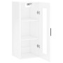 Armario de pared blanco brillante 34,5x34x90 cm de , Aparadores - Ref: Foro24-828918, Precio: 52,49 €, Descuento: %