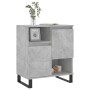 Aparador de madera contrachapada gris hormigón 60x35x70 cm de , Aparadores - Ref: Foro24-831200, Precio: 67,30 €, Descuento: %