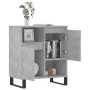 Aparador de madera contrachapada gris hormigón 60x35x70 cm de , Aparadores - Ref: Foro24-831200, Precio: 67,30 €, Descuento: %