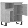 Aparador de madera contrachapada gris hormigón 60x35x70 cm de , Aparadores - Ref: Foro24-831200, Precio: 67,30 €, Descuento: %