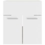 Mueble con lavabo madera de ingeniería blanco y roble Sonoma de vidaXL, Tocadores de baño - Ref: Foro24-3070816, Precio: 118,...