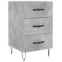 Mesita de noche madera de ingeniería gris hormigón 40x40x66 cm de , Mesitas de noche - Ref: Foro24-827656, Precio: 59,52 €, D...