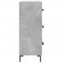 Aparador de madera contrachapada gris hormigón 34,5x34x90 cm de , Aparadores - Ref: Foro24-828608, Precio: 72,98 €, Descuento: %