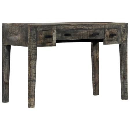 Escritorio de madera maciza de mango negro 110x50x75 cm de , Escritorios - Ref: Foro24-247913, Precio: 254,38 €, Descuento: %