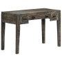 Escritorio de madera maciza de mango negro 110x50x75 cm de , Escritorios - Ref: Foro24-247913, Precio: 254,38 €, Descuento: %