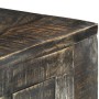 Escritorio de madera maciza de mango negro 110x50x75 cm de , Escritorios - Ref: Foro24-247913, Precio: 254,38 €, Descuento: %