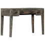 Escritorio de madera maciza de mango negro 110x50x75 cm de , Escritorios - Ref: Foro24-247913, Precio: 254,38 €, Descuento: %
