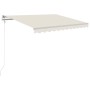 Toldo automático con LED y sensor de viento crema 350x250 cm de vidaXL, Toldos - Ref: Foro24-3068892, Precio: 506,47 €, Descu...