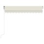 Toldo automático con LED y sensor de viento crema 350x250 cm de vidaXL, Toldos - Ref: Foro24-3068892, Precio: 506,47 €, Descu...