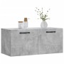 Armario de pared madera ingeniería gris hormigón 80x36,5x35 cm de , Taquillas y armarios de almacenamiento - Ref: Foro24-8300...