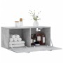 Armario de pared madera ingeniería gris hormigón 80x36,5x35 cm de , Taquillas y armarios de almacenamiento - Ref: Foro24-8300...