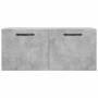 Armario de pared madera ingeniería gris hormigón 80x36,5x35 cm de , Taquillas y armarios de almacenamiento - Ref: Foro24-8300...