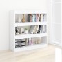 Estantería/divisor de espacios blanco brillante 100x30x103 cm de , Librerías y estanterías - Ref: Foro24-811751, Precio: 86,4...