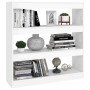Estantería/divisor de espacios blanco brillante 100x30x103 cm de , Librerías y estanterías - Ref: Foro24-811751, Precio: 86,4...