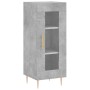 Aparador de madera contrachapada gris hormigón 34,5x34x90 cm de , Aparadores - Ref: Foro24-828784, Precio: 56,14 €, Descuento: %