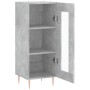 Aparador de madera contrachapada gris hormigón 34,5x34x90 cm de , Aparadores - Ref: Foro24-828784, Precio: 56,14 €, Descuento: %