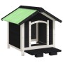 Caseta para perros madera maciza de pino gris 65x65x61,5 cm de , Casetas y cercados para perros - Ref: Foro24-172274, Precio:...