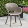 Keter Sillas de jardín Akola 2 unidades capuchino de , Sillas de jardín - Ref: Foro24-422805, Precio: 161,26 €, Descuento: %