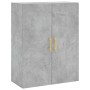 Armario de pared gris hormigón 69,5x34x90 cm de , Aparadores - Ref: Foro24-828416, Precio: 77,27 €, Descuento: %