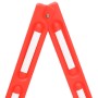 Barrera de tráfico plegable roja 210x50x105 cm de , Señales de carretera y tráfico - Ref: Foro24-150989, Precio: 152,69 €, De...