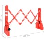 Barrera de tráfico plegable roja 210x50x105 cm de , Señales de carretera y tráfico - Ref: Foro24-150989, Precio: 152,69 €, De...