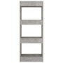 Estantería/divisor madera ingeniería gris hormigón 40x30x103 cm de , Librerías y estanterías - Ref: Foro24-811614, Precio: 56...
