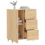 Aparador de madera de ingeniería roble Sonoma 69,5x34x90 cm de , Aparadores - Ref: Foro24-827895, Precio: 75,61 €, Descuento: %