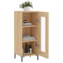 Aparador madera contrachapada color roble Sonoma 34,5x34x90 cm de , Aparadores - Ref: Foro24-828799, Precio: 60,58 €, Descuen...