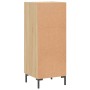 Aparador madera contrachapada color roble Sonoma 34,5x34x90 cm de , Aparadores - Ref: Foro24-828799, Precio: 60,58 €, Descuen...