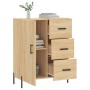 Aparador de madera de ingeniería roble Sonoma 69,5x34x90 cm de , Aparadores - Ref: Foro24-827927, Precio: 107,84 €, Descuento: %