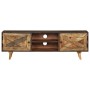 Mueble para TV de madera maciza de mango 140x30x45 cm de , Armarios y almacenamiento - Ref: Foro24-246162, Precio: 219,94 €, ...