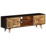 Mueble para TV de madera maciza de mango 140x30x45 cm de , Armarios y almacenamiento - Ref: Foro24-246162, Precio: 219,94 €, ...