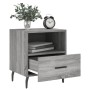 Mesitas noche 2 uds madera ingeniería gris Sonoma 40x35x47,5 cm de , Mesitas de noche - Ref: Foro24-827481, Precio: 60,27 €, ...