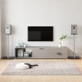 Soportes de altavoces 2 uds vidrio templado plata negro 1 pilar de , Soportes para altavoces - Ref: Foro24-51816, Precio: 76,...