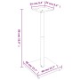 Soportes de altavoces 2 uds vidrio templado plata negro 1 pilar de , Soportes para altavoces - Ref: Foro24-51816, Precio: 76,...