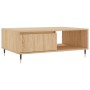Mesa de centro madera de ingeniería roble Sonoma 90x60x35 cm de , Mesas de centro - Ref: Foro24-827055, Precio: 62,17 €, Desc...