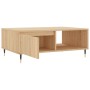 Mesa de centro madera de ingeniería roble Sonoma 90x60x35 cm de , Mesas de centro - Ref: Foro24-827055, Precio: 62,17 €, Desc...