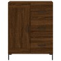 Aparador de madera de ingeniería marrón roble 69,5x34x90 cm de , Aparadores - Ref: Foro24-830267, Precio: 98,97 €, Descuento: %