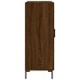 Aparador de madera de ingeniería marrón roble 69,5x34x90 cm de , Aparadores - Ref: Foro24-830267, Precio: 98,97 €, Descuento: %
