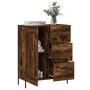 Aparador de madera de ingeniería roble ahumado 69,5x34x90 cm de , Aparadores - Ref: Foro24-830273, Precio: 101,49 €, Descuent...
