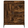 Aparador de madera de ingeniería roble ahumado 69,5x34x90 cm de , Aparadores - Ref: Foro24-830273, Precio: 101,49 €, Descuent...