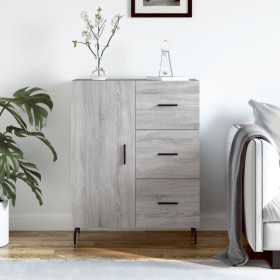 Aparador de madera de ingeniería gris Sonoma 69,5x34x90 cm de , Aparadores - Ref: Foro24-827938, Precio: 98,36 €, Descuento: %