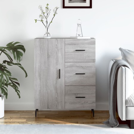 Aparador de madera de ingeniería gris Sonoma 69,5x34x90 cm de , Aparadores - Ref: Foro24-827938, Precio: 98,36 €, Descuento: %