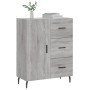 Aparador de madera de ingeniería gris Sonoma 69,5x34x90 cm de , Aparadores - Ref: Foro24-827938, Precio: 98,36 €, Descuento: %