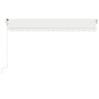 Toldo automático con LED y sensor de viento crema 450x300 cm de vidaXL, Toldos - Ref: Foro24-3068932, Precio: 626,15 €, Descu...