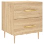 Mesita de noche madera de ingeniería roble Sonoma 40x35x47,5 cm de , Mesitas de noche - Ref: Foro24-827282, Precio: 54,16 €, ...