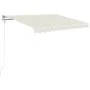 Toldo retráctil automático crema 350x250 cm de vidaXL, Toldos - Ref: Foro24-3068887, Precio: 334,77 €, Descuento: %