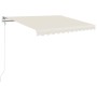 Toldo retráctil automático crema 350x250 cm de vidaXL, Toldos - Ref: Foro24-3068887, Precio: 325,72 €, Descuento: %